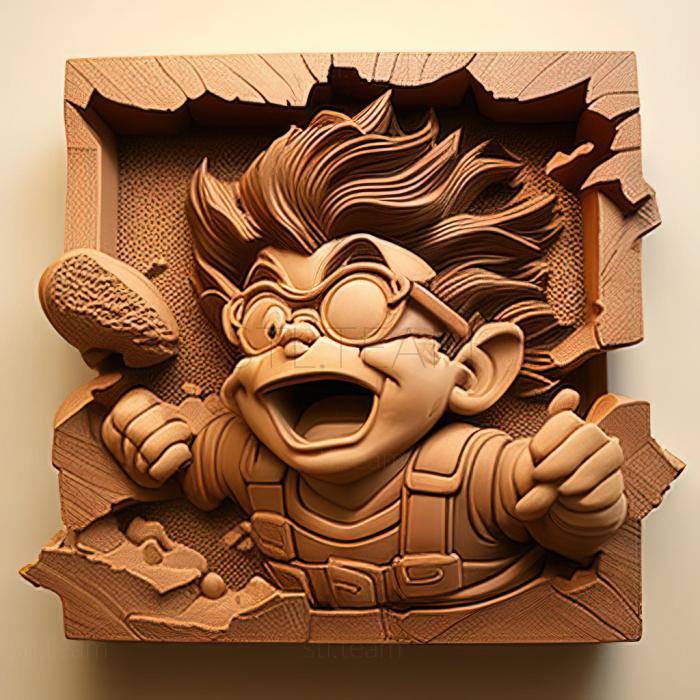 3D model Dr Slump Akira Toriyama (STL)